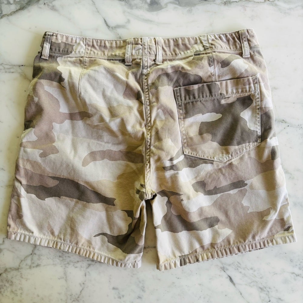 Crewcuts Tan and Brown Cargo Shorts Elastic Waist